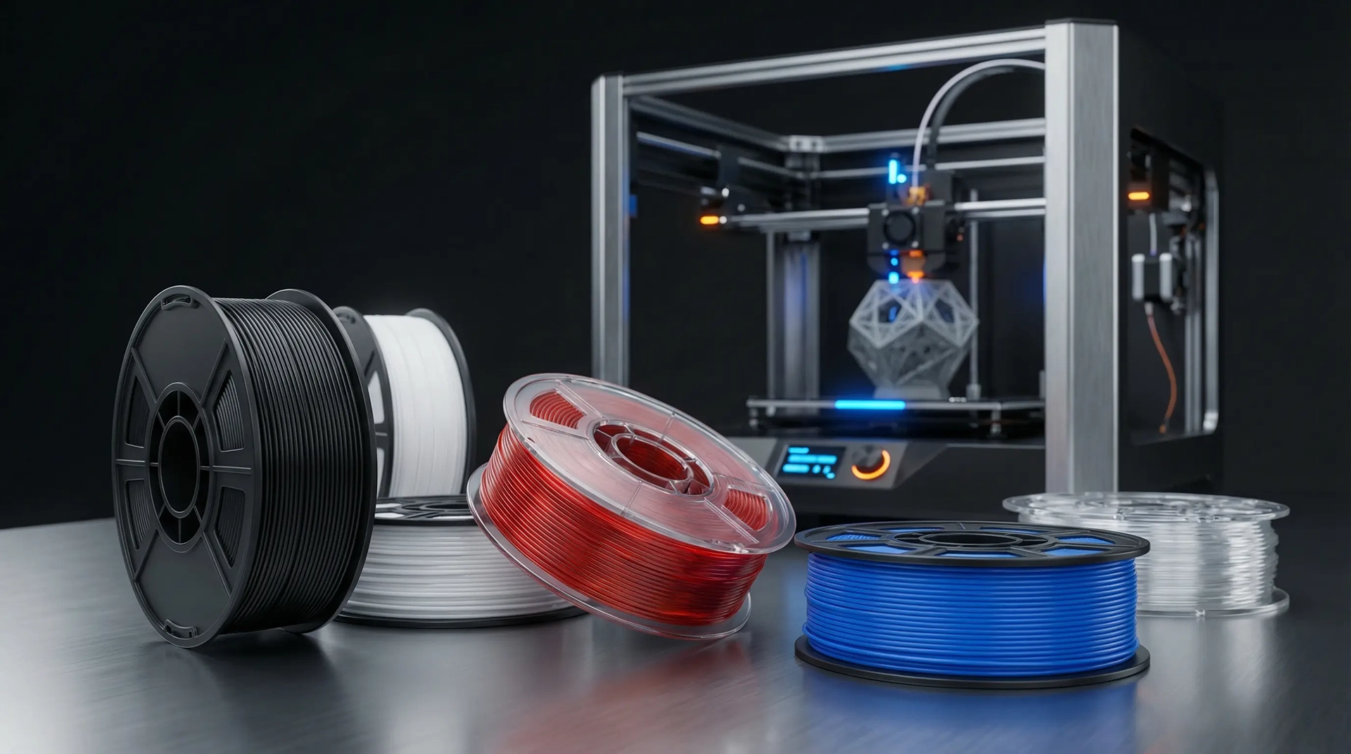 катушки с платиком для 3d принтера