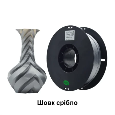 Шовк срібло