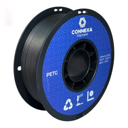 PETG філамент Carbon-Fibre Чорний 1,75 мм, 1 кг