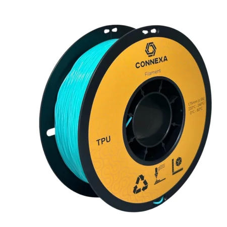 TPU 95A філамент Озерна-блакить 1,75 мм, 1 кг