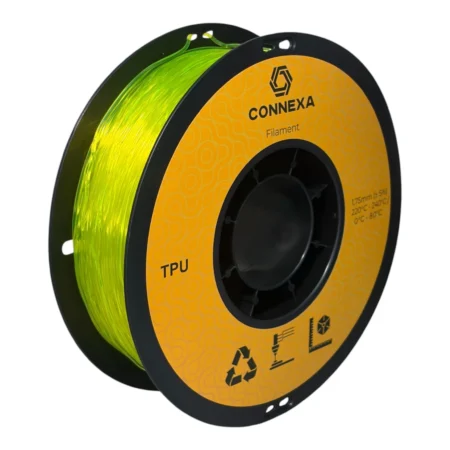 TPU філамент Прозоро-жовтий 1,75 мм, 1 кг