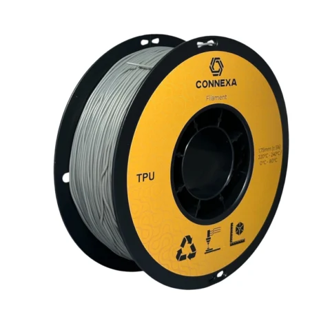 TPU 95A філамент Сірий 1,75 мм, 1 кг