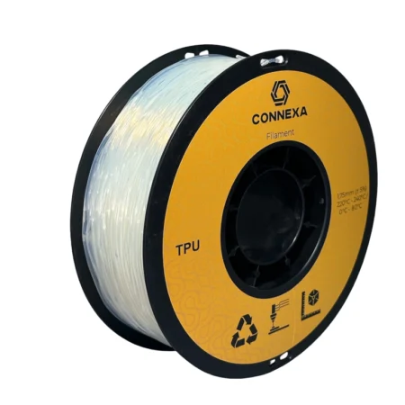 TPU 95A філамент Прозорий 1,75 мм, 1 кг