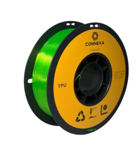 TPU 95A філамент Прозоро-зелений 1,75 мм, 1 кг