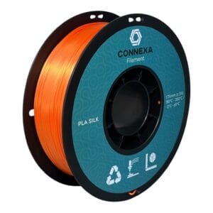 PLA Silk філамент Помаранчевий 1,75 мм, 1 кг