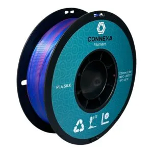 PLA Silk філамент Червоно-синій 1,75 мм, 1 кг
